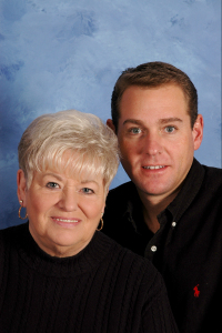 Jim & Sandy Riley (mother - son team) - Professional headshot